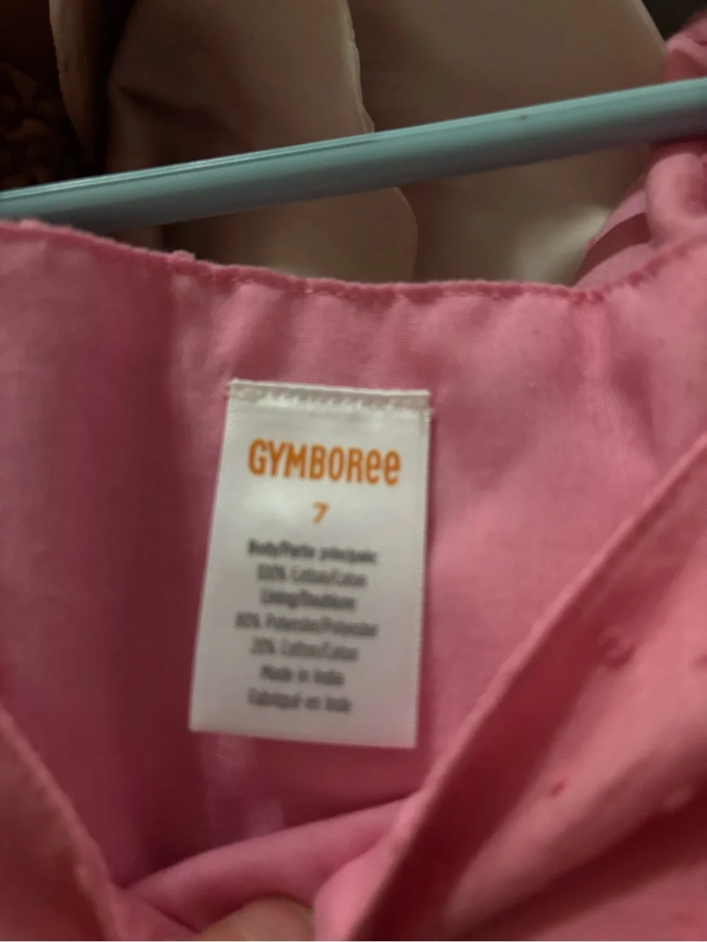 Gymboree Pink Puff-Sleeve Tiered Dress